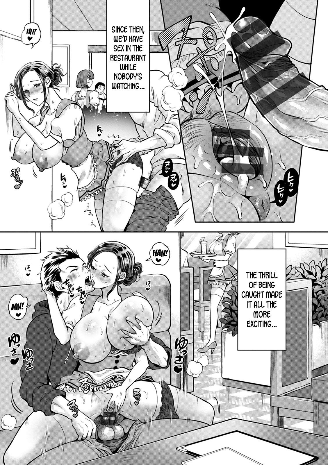 Hentai Manga Comic-Wife Waitress-Read-19